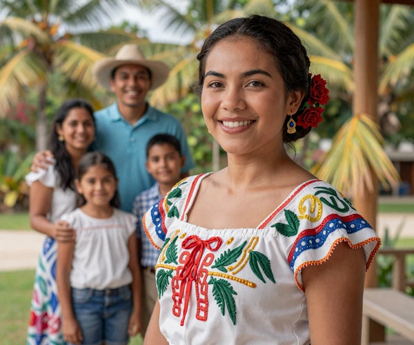 Beautiful Honduran woman representing the warm and family-oriented nature of Honduras brides